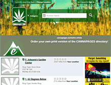 Tablet Screenshot of cannapages.com